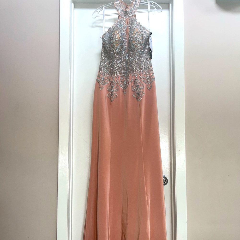 Jovani Blush Prom Gown